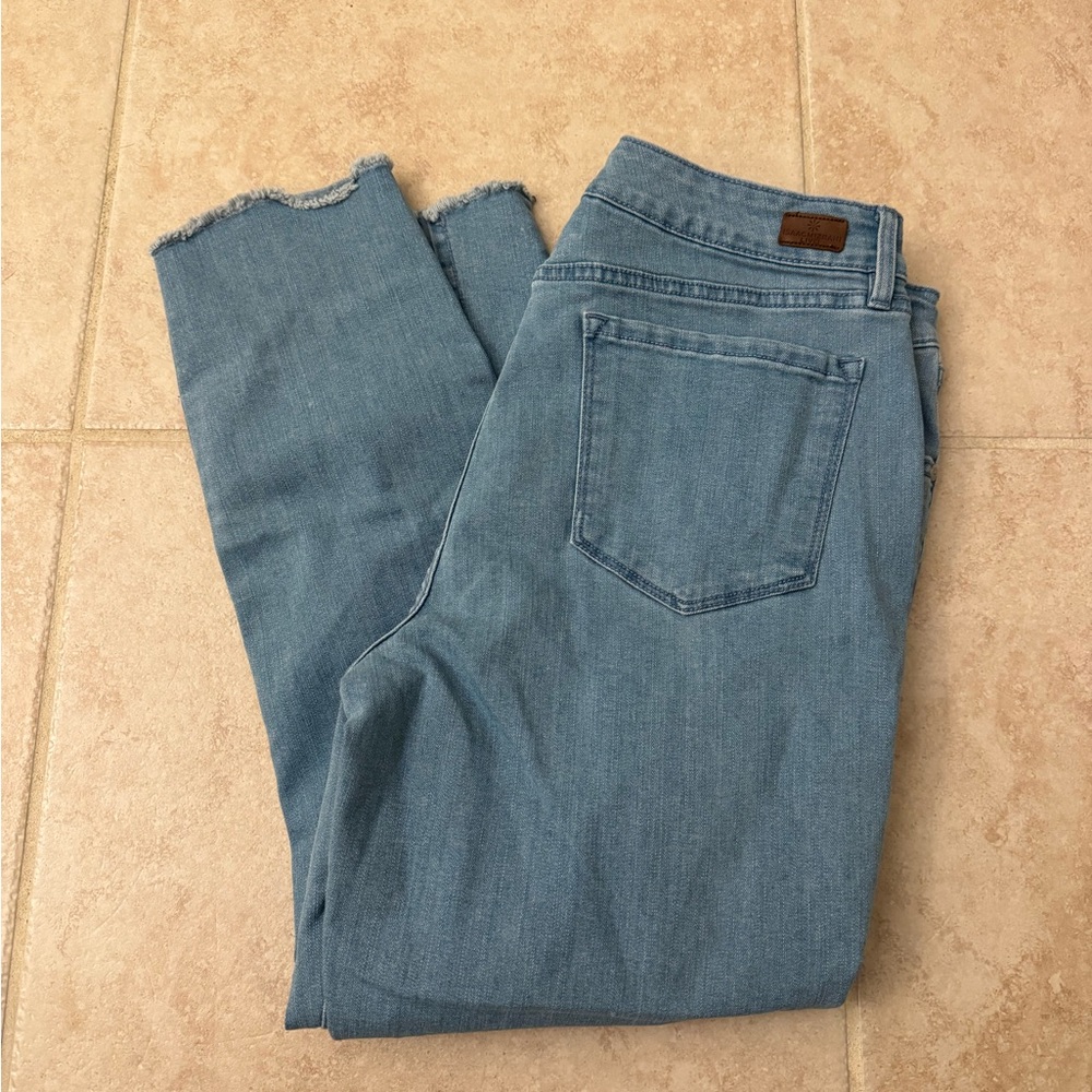 Isaac Mizrahi Light Blue Straight Leg Jeans